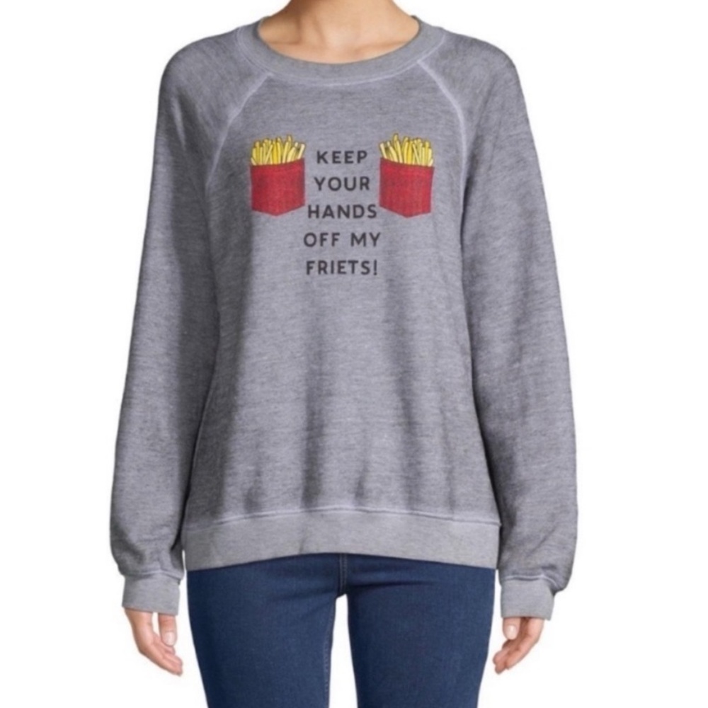 Authentic Wildfox Keep Your Hands Off My Friets Sweatshirt